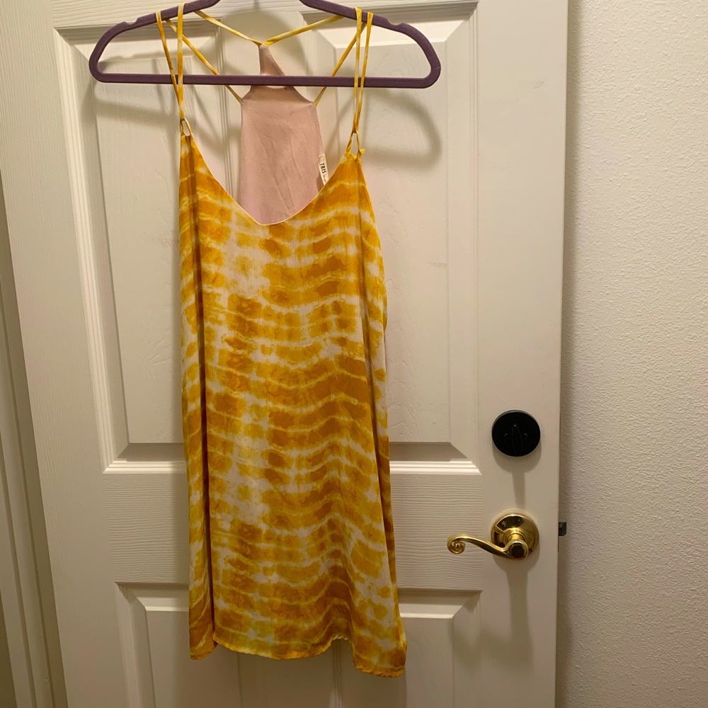 Tie dye shift dress